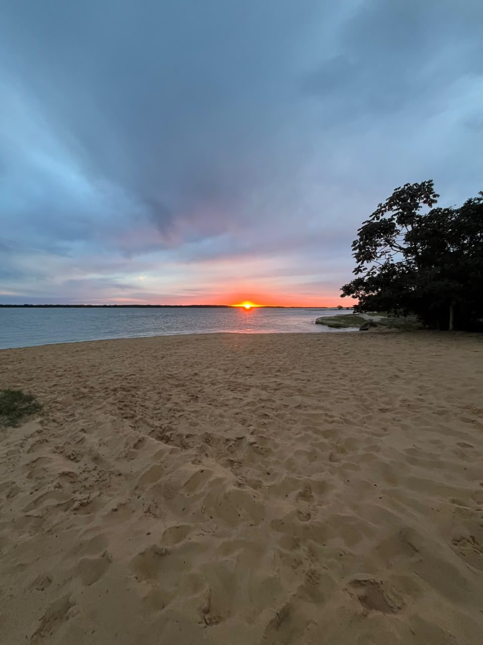 Atardecer sobre la playa de Rincón Santa María